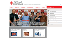 Desktop Screenshot of cetharhospitals.com